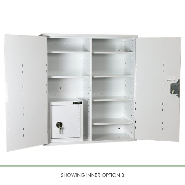 CMED402B Medicine Cabinet with Internal Controlled Drugs Cabinet