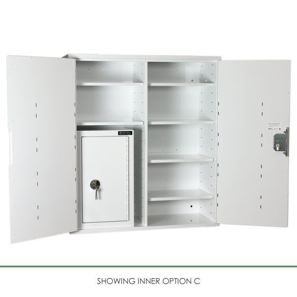 CMED402C Medicine Cabinet with Internal Controlled Drugs Cabinet