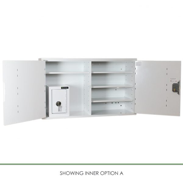 CMED403A medicine cabinet with internal controlled drugs cabinet