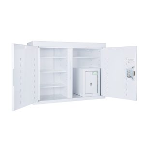 CMED401A Medicine cabinet with internal Controlled Drugs Cabinet with inner cabinet A