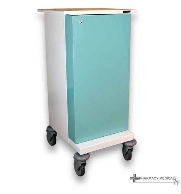 Small MDS Drugs trolley with door closed