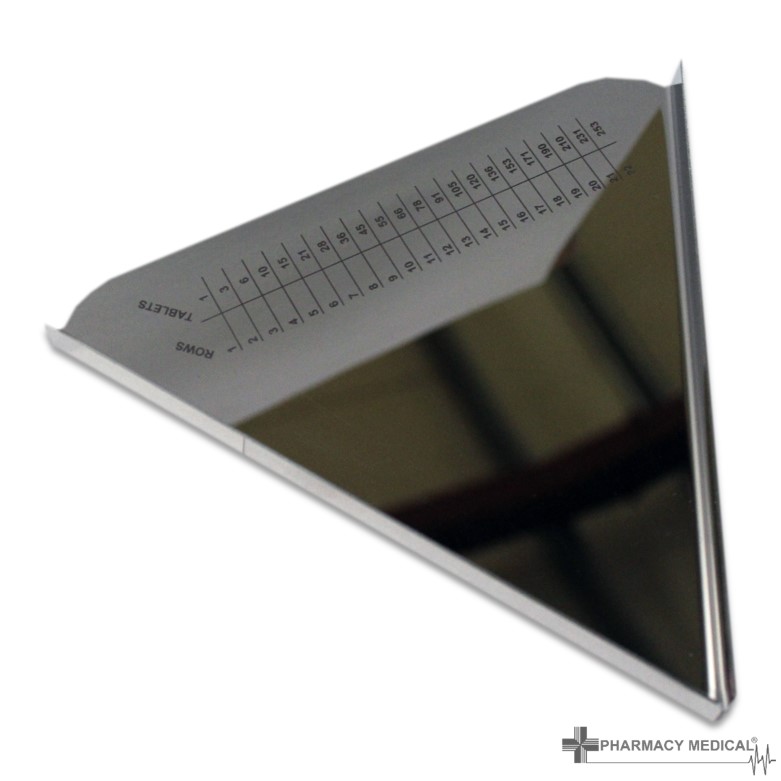 Stainless Steel Tablet Counter Tablet Counting Triangle