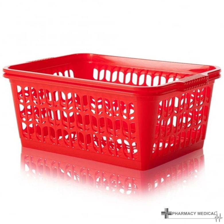 red dispensing baskets Controlled Drugs from Pharmacy Medical