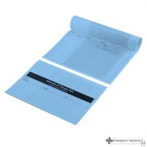 blue controlled drugs register inserts