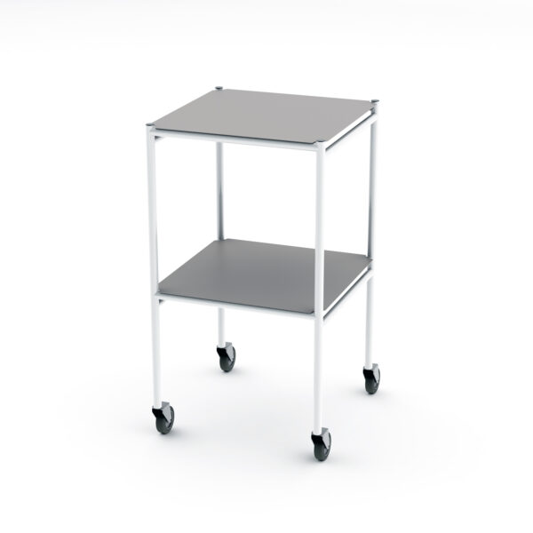 Small Dressing Trolley with Flat Shelves