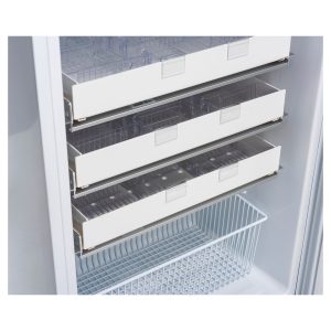 Lec PPSR158BT-DWP pharmacy fridge with drawers showing drawer detail with drawers closed