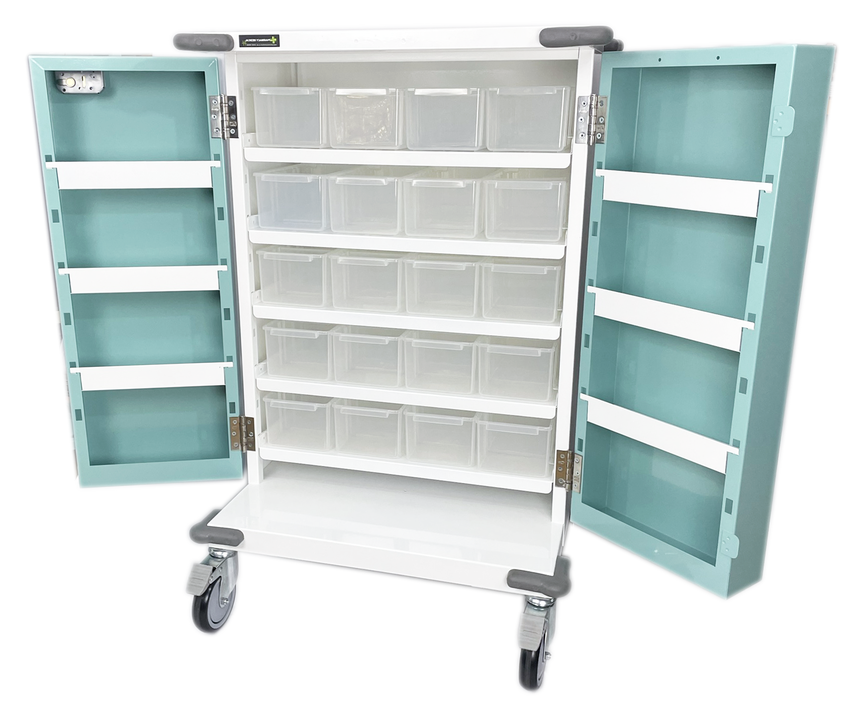 Original packaging MDS Drugs trolley