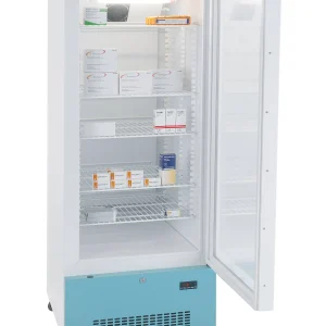 Lec PG1607C glass door pharmacy fridge
