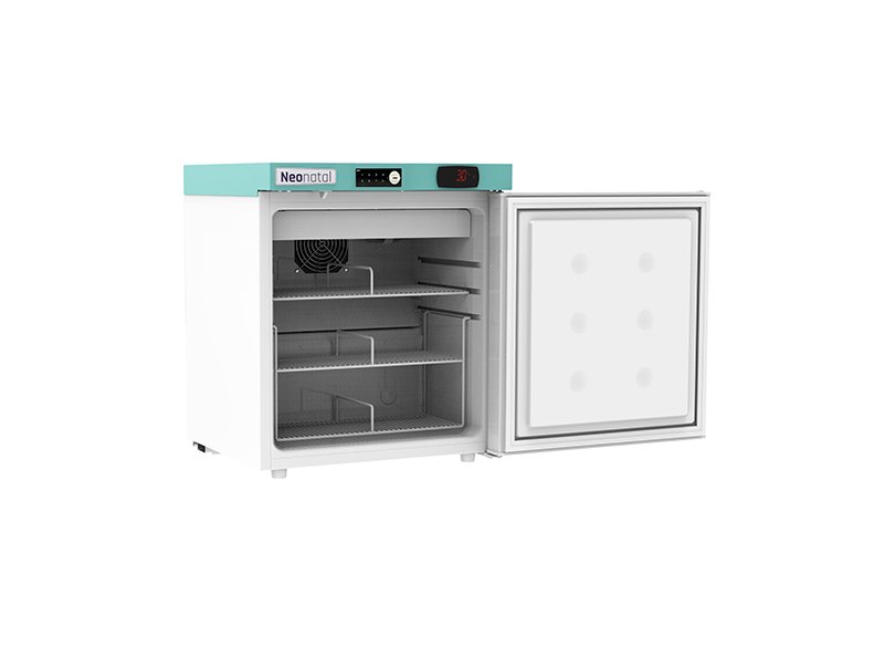 LEC Medical Neonatal NSR47BT 47L Fridge from side with door open