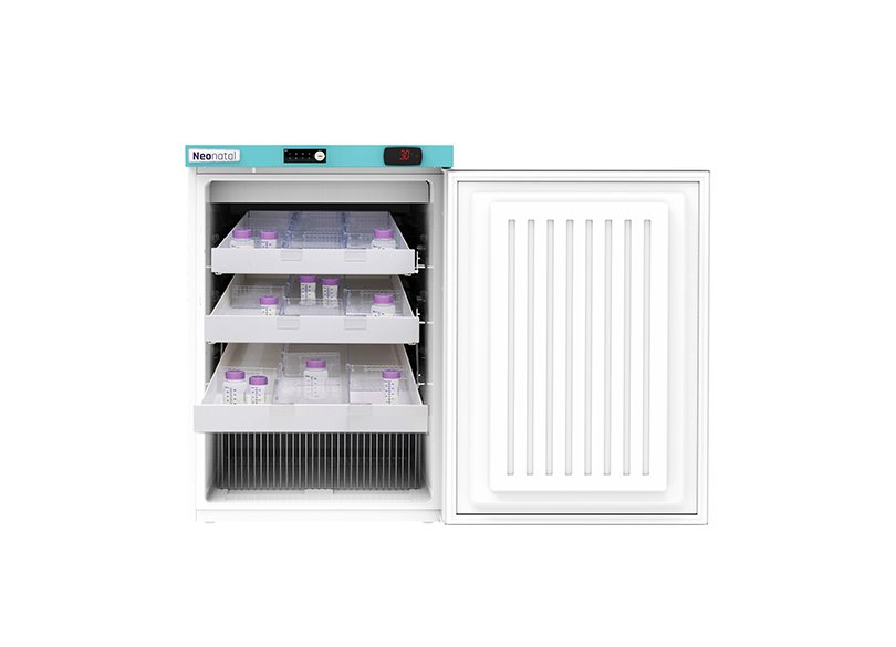 LEC Medical Neonatal NSR145BT 145L Fridge from front with door open