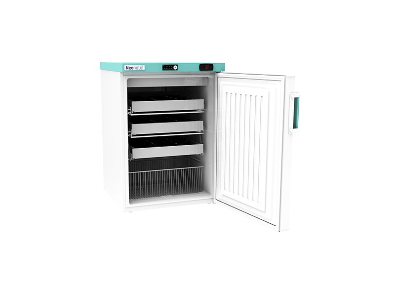 LEC Medical Neonatal NSR145BT 145L Fridge from side with door open