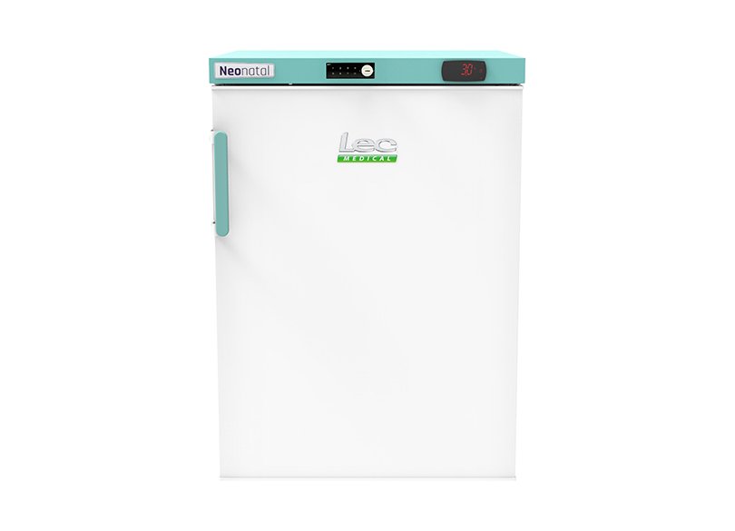 LEC Medical Neonatal NSR145BT 145L Fridge from front with door closed
