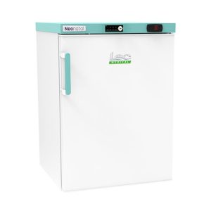 LEC Medical Neonatal NSR145BT 145L Fridge from side with door closed