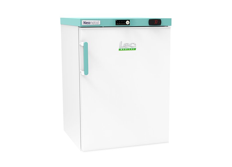 LEC Medical Neonatal NSR145BT 145L Fridge from side with door closed