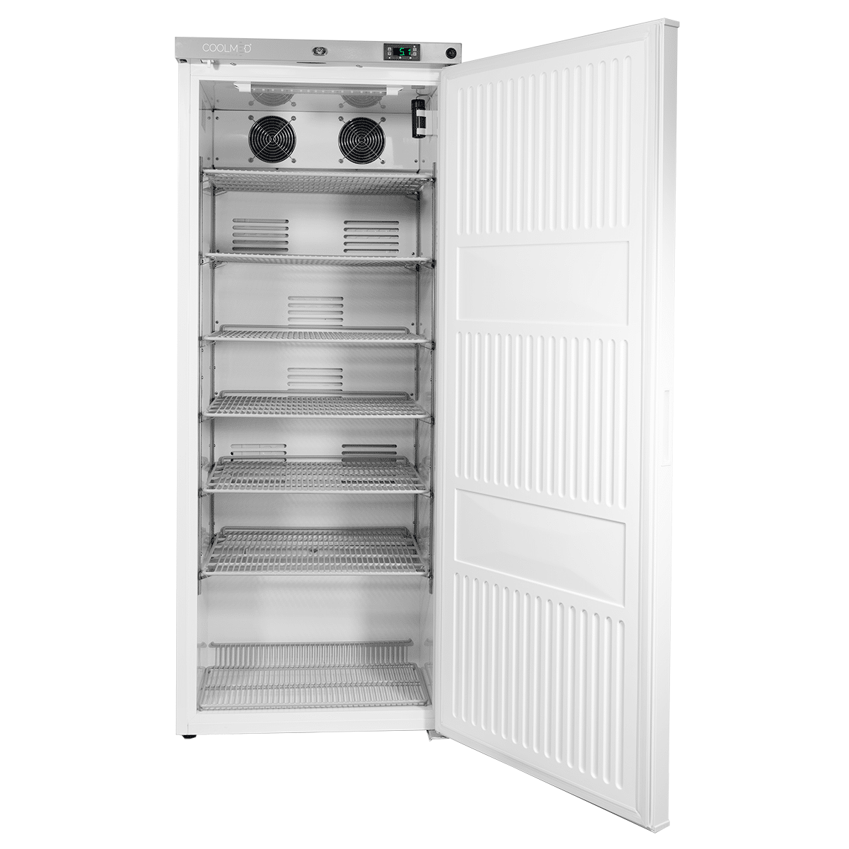 CoolMed Neonatal CMN300 Neonatal breast milk fridge from the front with the door open