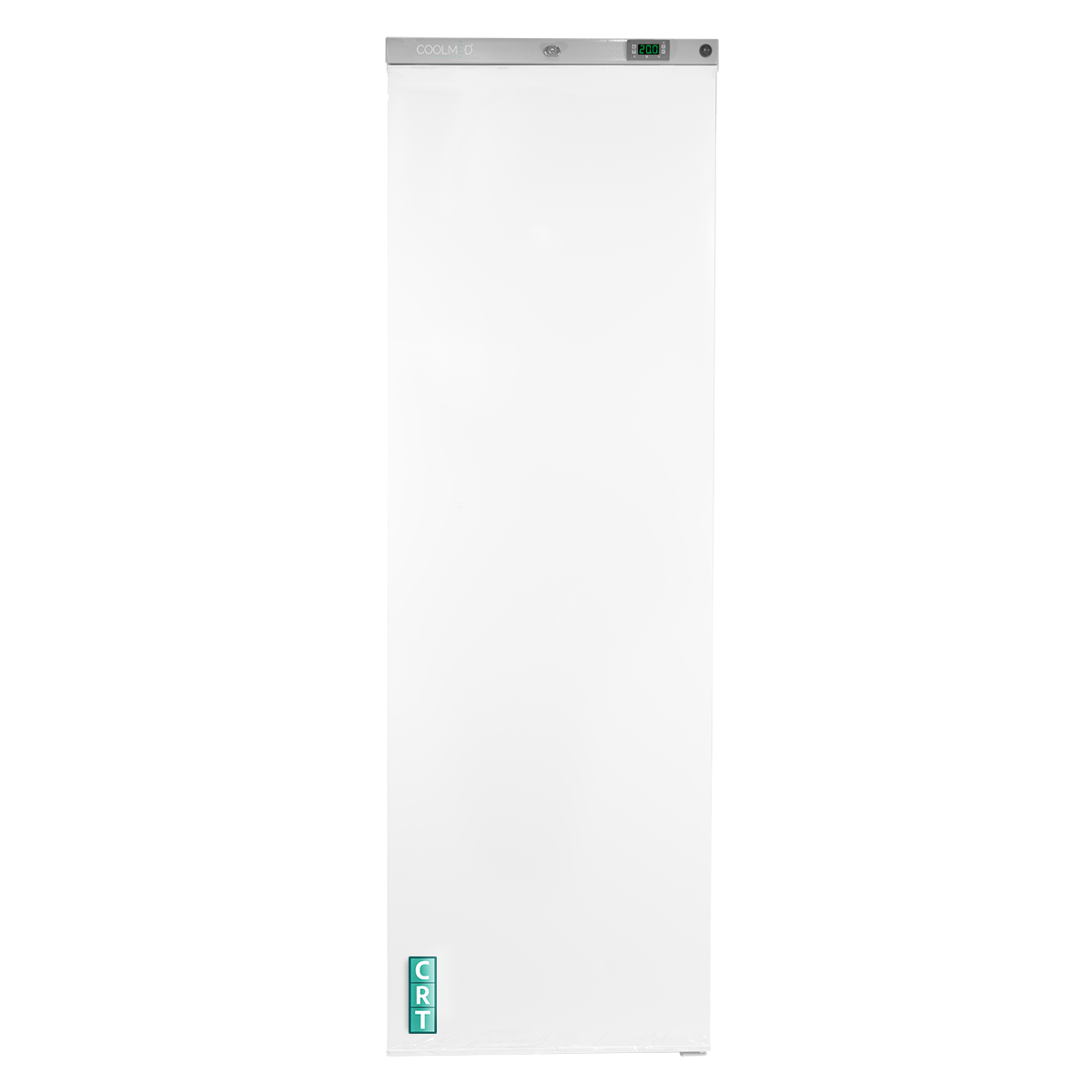 Coolmed CMRTSS400 Solid Door RTS Cabinet from front with door closed