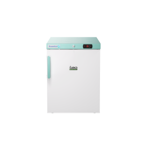 Lec Pharmacy Essential PESR80DC Solid door pharmacy fridge from the front with the door closed